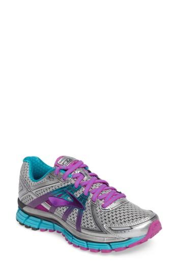 Women's Brooks Adrenaline Gts 17 Running Shoe Aa - Metallic