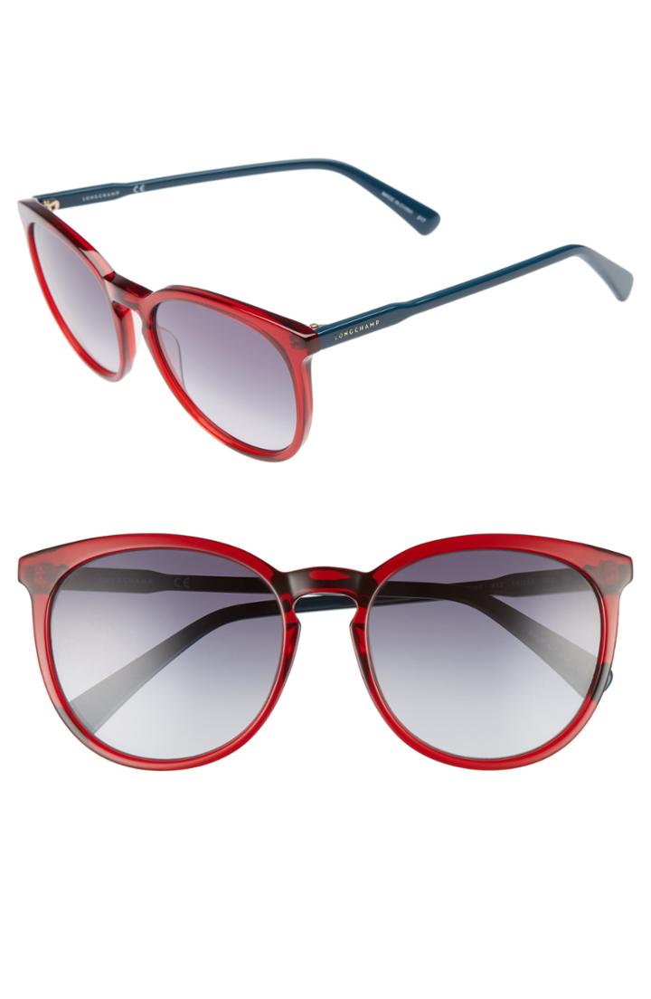 Women's Longchamp 56mm Round Sunglasses -