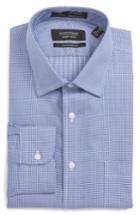 Men's Nordstrom Men's Shop Smartcare(tm) Traditional Fit Stripe Dress Shirt .5 34 - Blue