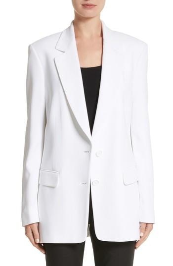 Women's Michael Kors Double Crepe Sable Jacket - White