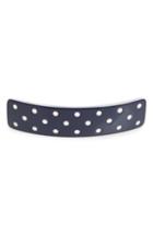 France Luxe Geo Rectangle Barrette, Size - Blue