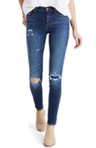 Women's Madewell High Waist Skinny Jeans: Ripped & Patched Edition