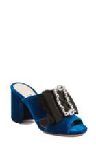 Women's Miu Miu Embellished Sandal Us / 37eu - Blue