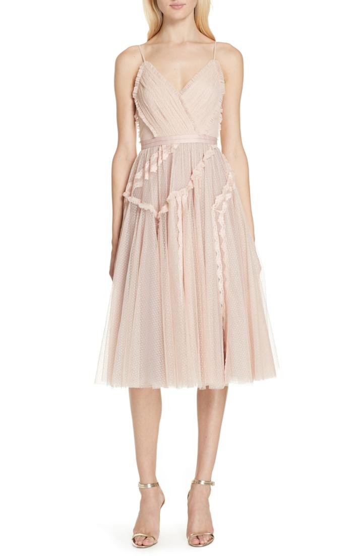 Women's Needle & Thread Ballet Lace Midi Dress - Pink