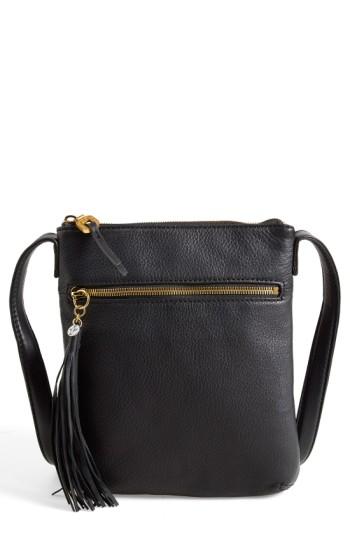 Hobo 'sarah' Leather Crossbody Bag - Black
