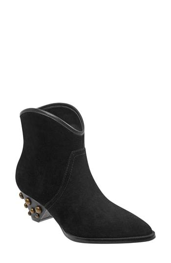 Women's Marc Fisher Ltd Rippa Western Bootie .5 M - Black