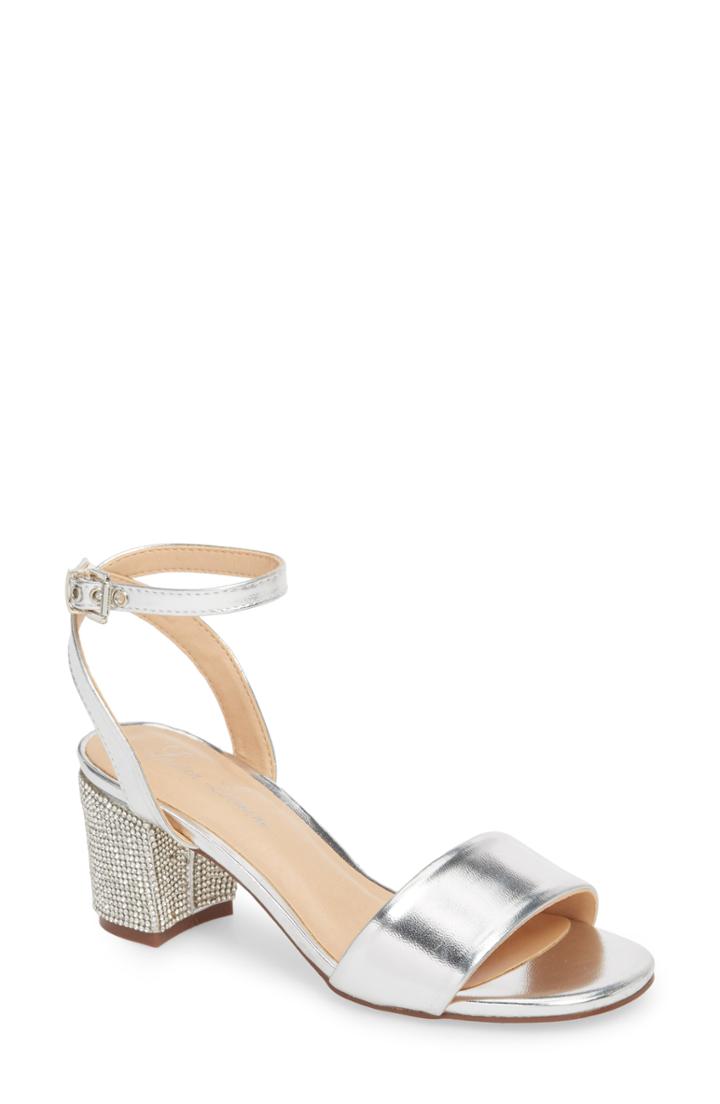 Women's Lauren Lorraine Jamie Sandal M - Metallic