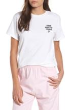 Women's Melody Ehsani World Is Yours Tee - White
