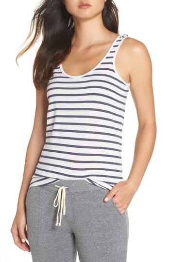 Women's Alternative Castaway Stripe Tank - Blue