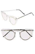 Women's Spitfire Outward Urge 50mm Cat Eye Sunglasses - Clear/ Gold/ Clear