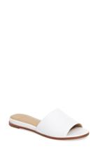 Women's Marc Fisher D Wyndi Slide Sandal, Size 5 M - White