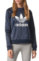 Women's Adidas Trefoil Crewneck Sweater - Blue