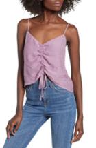 Women's Leith Ruched Tank - Purple