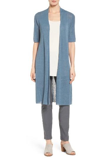 Women's Eileen Fisher Organic Linen Blend Duster Cardigan