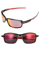 Women's Oakley Carbon Shift 62mm Polarized Sunglasses - Matte Black/ Iridium P