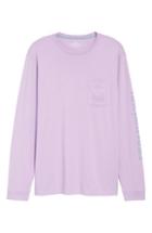 Men's Vineyard Vines Pocket Long Sleeve T-shirt - Purple
