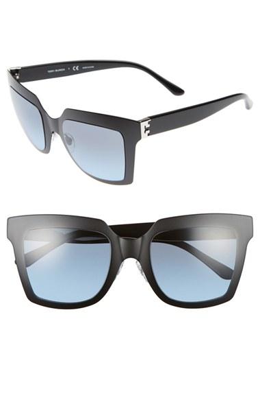 Women's Tory Burch 51mm Sunglasses - Satin Black
