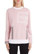 Women's Versace First Line Logo Pattern Sweatshirt