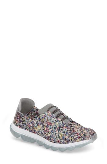 Women's Bernie Mev. 'gummies Victoria' Stretch Woven Slip-on Sneaker Us / 40eu - Blue