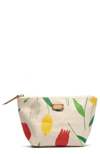 Frances Valentine Small Canvas Cosmetics Case, Size - Multi