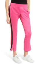 Women's Pam & Gela Tricolor Stripe Crop Flare Pants, Size - Pink