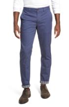 Men's Bonobos Slim Fit Flannel Lined Chinos X 34 - Blue