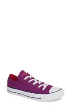 Women's Converse Chuck Taylor All Star Seasonal Ox Low Top Sneaker .5 M - Purple