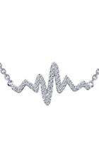 Women's Lafonn 'lassaire' Heartbeat Pendant Necklace