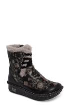 Women's Alegria Twisp Lace-up Boot With Faux Fur Lining -6.5us / 36eu - Black