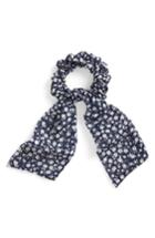Tasha Floral Draped Scrunchie, Size - Blue
