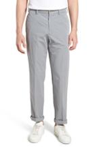Men's Bills Khakis M2 Classic Fit Flat Front Tropical Cotton Poplin Pants X 32 - Grey