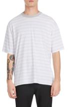 Men's Zanerobe Box Stripe T-shirt - White