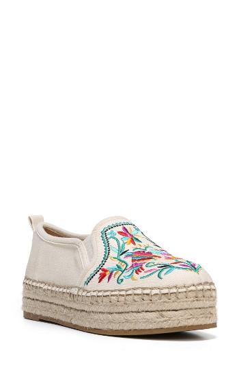 Women's Sam Edelman 'carrin' Espadrille Flat M - Ivory