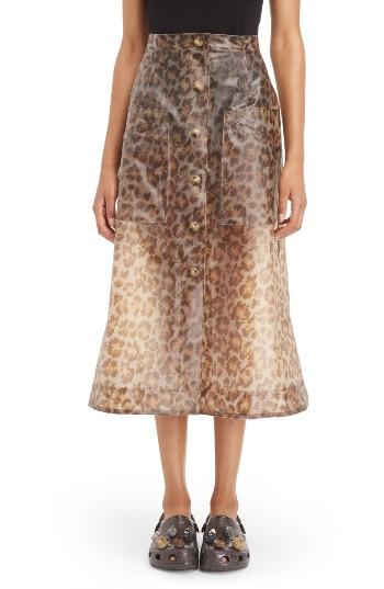 Women's Christopher Kane Frosted Midi Skirt