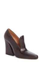 Women's Dries Van Noten Block Heel Loafer Pump .5us / 36.5eu - Black