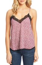 Women's 1.state Lace Trim Racerback Cami, Size - Pink