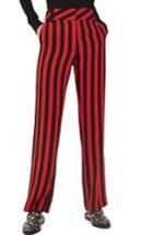 Women's Topshop Humbug Stripe Trousers Us (fits Like 0) - Red