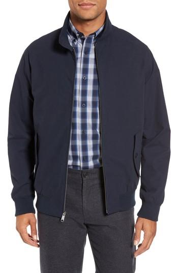 Men's Nordstrom Men's Shop Harrington Bomber Jacket - Blue