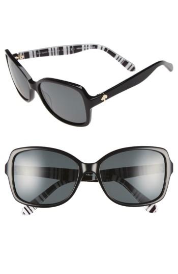 Women's Kate Spade New York 'ayleen' 56mm Polarized Sunglasses -