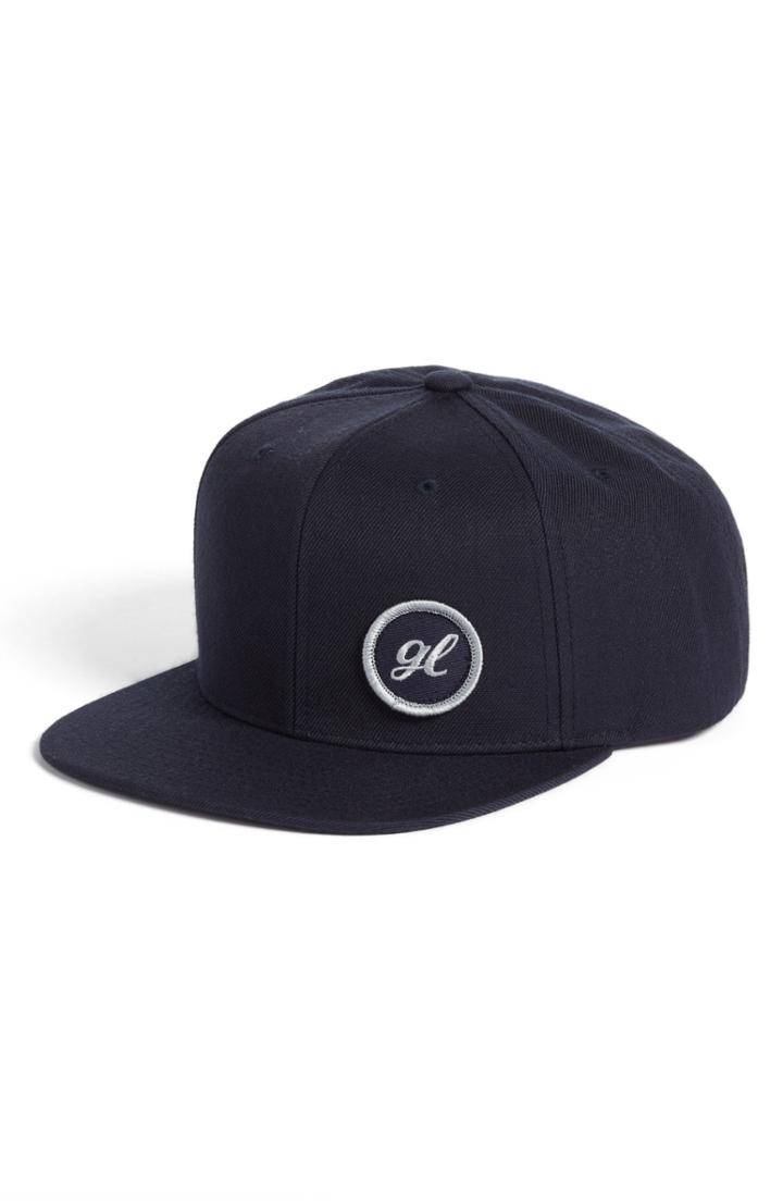 Men's Goodlife Logo Embroidered Flat Brim Hat - Blue