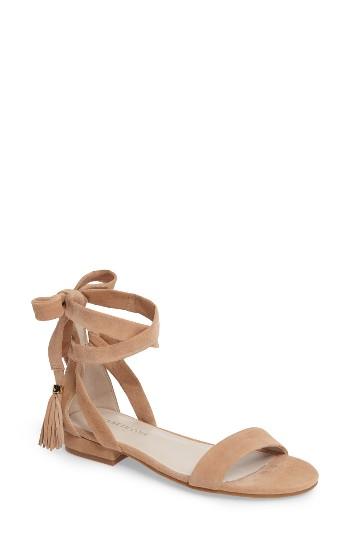 Women's Kenneth Cole New York Valen Tassel Lace-up Sandal .5 M - Beige