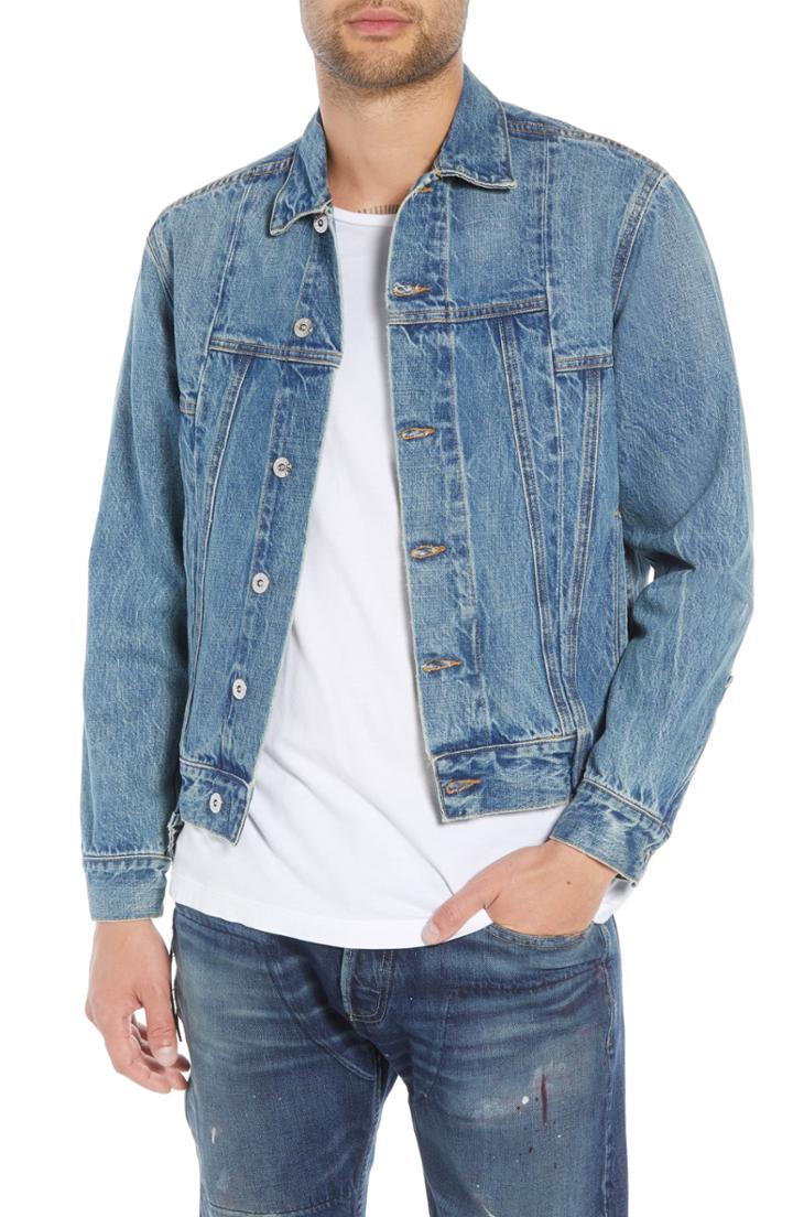 Men's Mr. Completely Slim Fit Denim Jacket - Blue