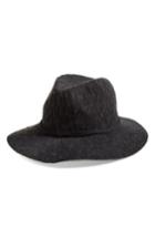 Women's Treasure & Bond Slub Knit Panama Hat - Black