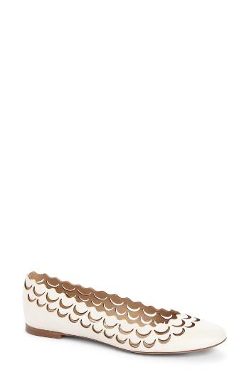 Women's Chloe Lauren Perforated Ballet Flat