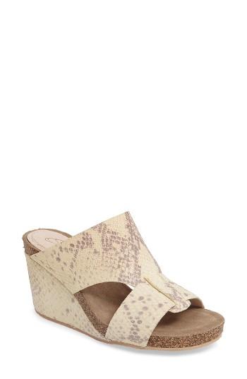 Women's Sudini Berta Wedge Sandal M - Grey