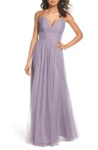 Women's Hayley Paige Occasions English Net Gown - Purple