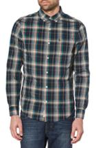 Men's Original Penguin Stretch Button Down Shirt - Blue