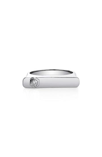 Women's Sheryl Lowe Bezel Diamond Bar Ring
