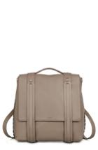 Allsaints Fin Leather Backpack - Brown