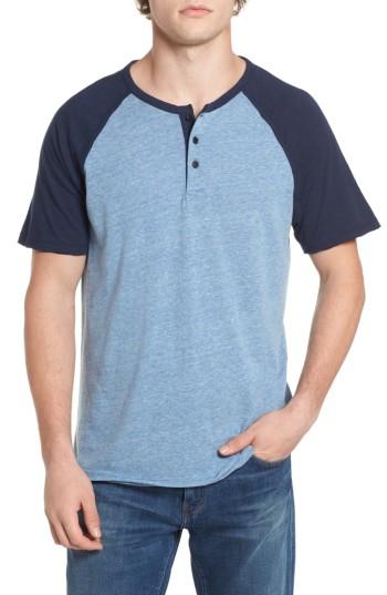 Men's Lucky Brand Colorblock Henley T-shirt - Blue